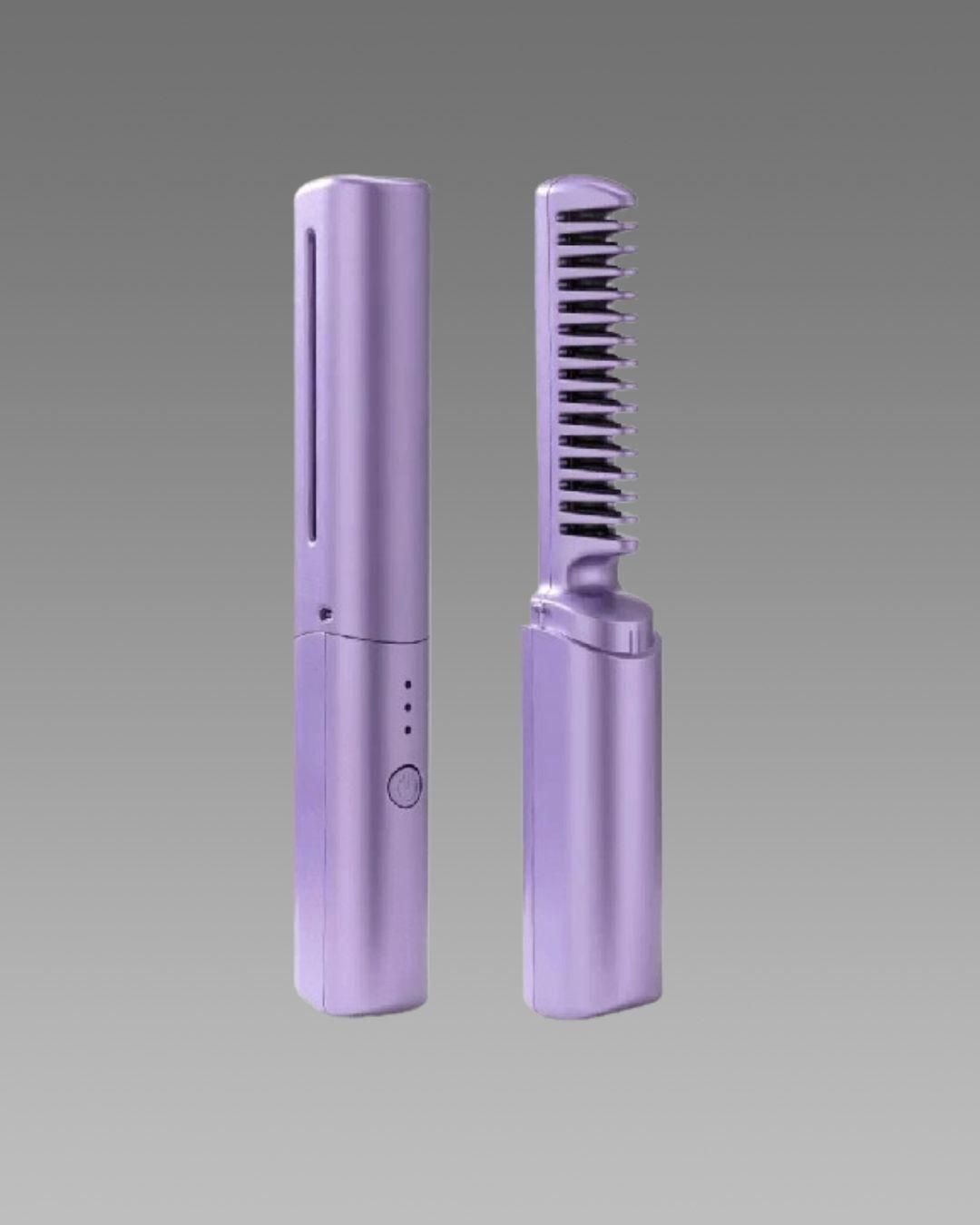 Electric Portable Hair Straightener Comb