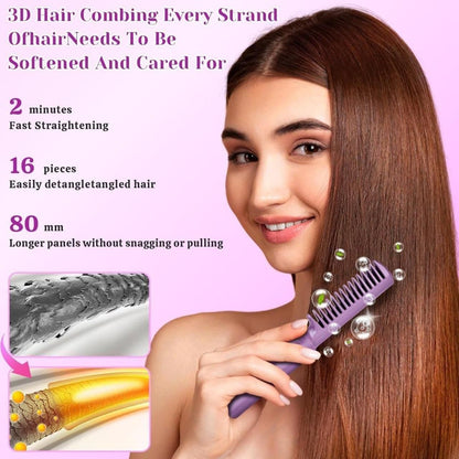 Electric Portable Hair Straightener Comb