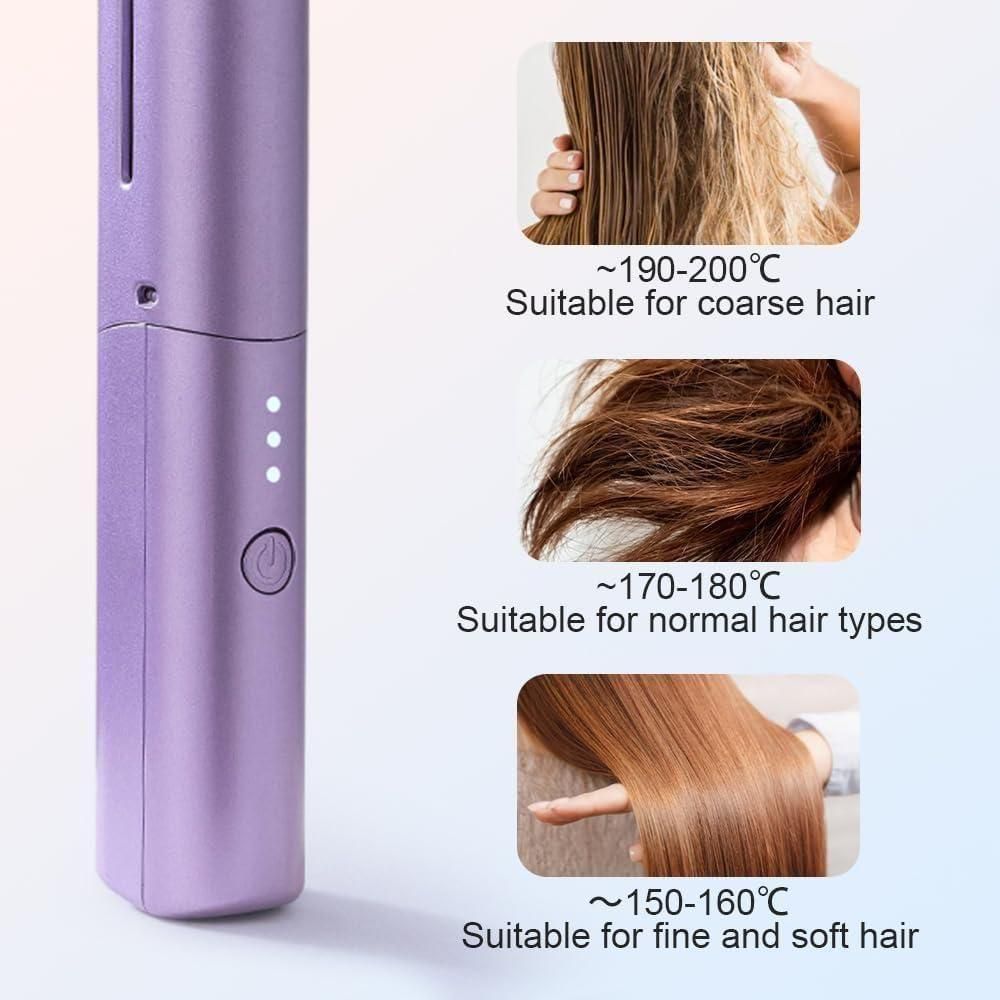 Electric Portable Hair Straightener Comb
